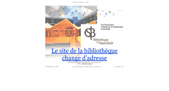 Desktop Screenshot of bibliothequedusaulchoir.org