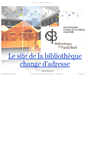 Mobile Screenshot of bibliothequedusaulchoir.org