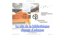 Tablet Screenshot of bibliothequedusaulchoir.org